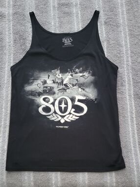 Women’s Firestone 805 Black Graphic Tank Top